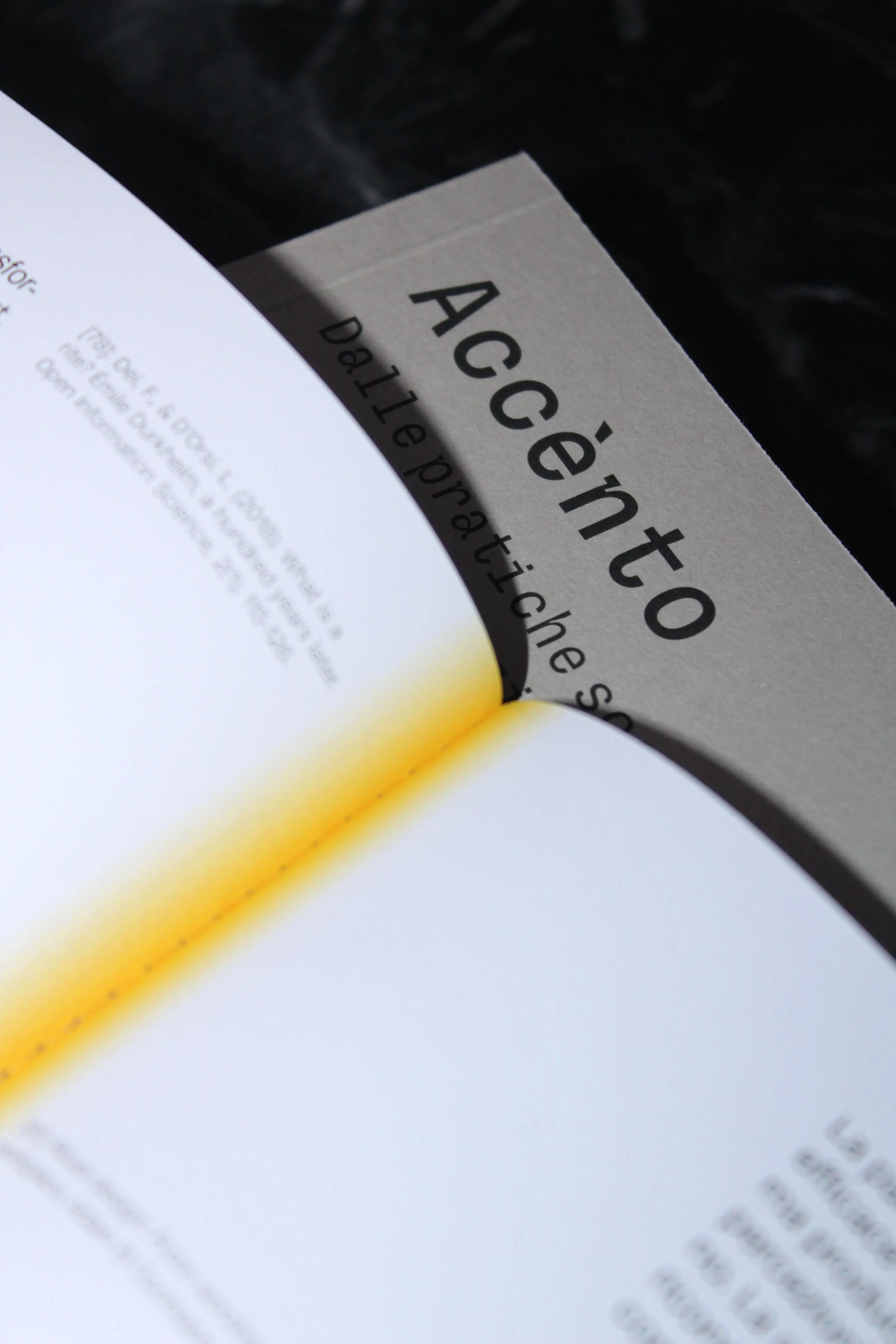 Accènto — Social design, Visual identity, Editorial design